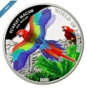 Читать новость нумизматики - На новых 3D монетах островов Кука изображен попугай красный ара