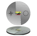 Читать новость нумизматики - 20-летие членства Литвы в НАТО и ЕС на 20 евро
